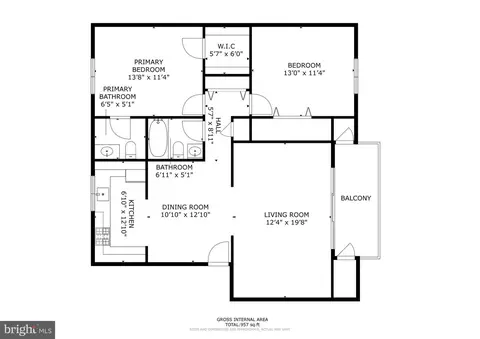 Floorplan - 11611 Vantage Hill Rd #11B, Reston, VA 20190 photo 1 of 1