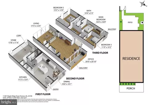 Floorplan - 11587 Maple Ridge Rd, Reston, VA 20190 photo 2 of 2