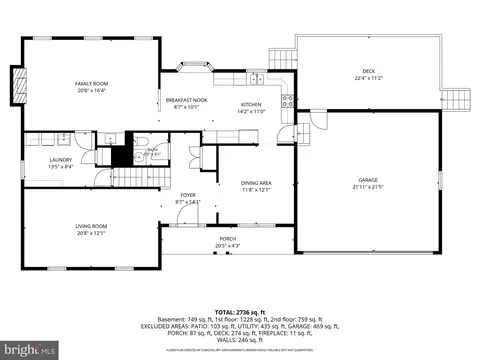Floorplan - 6404 Phillip Ct, Springfield, VA 22152 photo 1 of 3