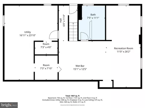 Floorplan - 6001 Dinwiddie St, Springfield, VA 22150 photo 4 of 4