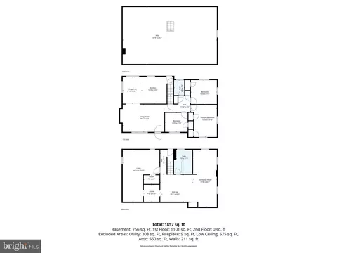 Floorplan - 6001 Dinwiddie St, Springfield, VA 22150 photo 2 of 4