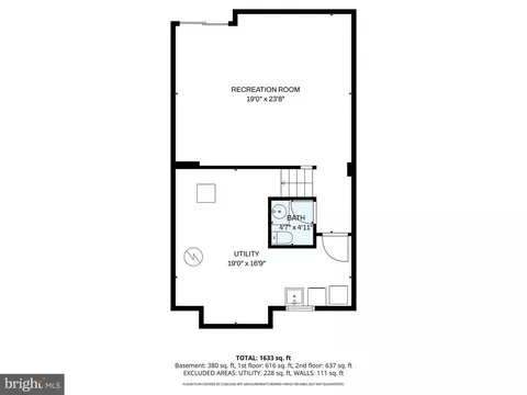 Floorplan - 9117 Galbreth Ct, Springfield, VA 22153 photo 2 of 8
