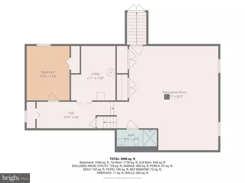 Floorplan - 7204 Joshua Tree Ln, Springfield, VA 22152 photo 2 of 3