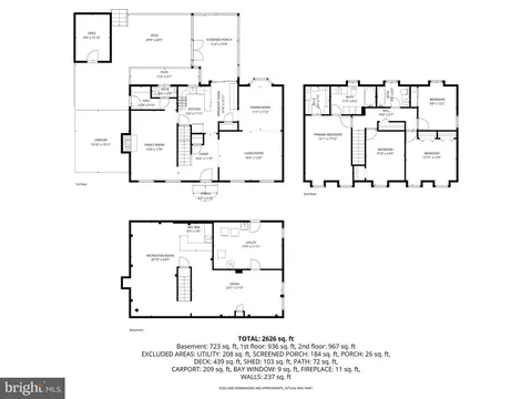 Floorplan - 8816 Arley Dr, Springfield, VA 22153 photo 4 of 4