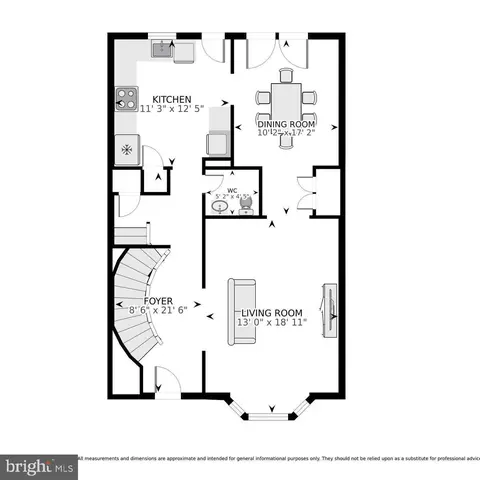 Floorplan - 8312 Wickham Rd, Springfield, VA 22152 photo 2 of 3