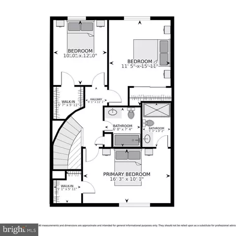 Floorplan - 8312 Wickham Rd, Springfield, VA 22152 photo 1 of 3