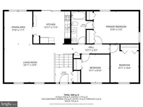 Floorplan - 8910 Spur Rd, Springfield, VA 22153 photo 1 of 3