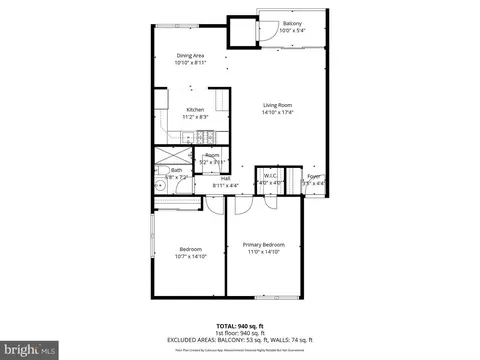 Floorplan - 1904 Wilson Ln #101, Mclean, VA 22102 photo 1 of 1