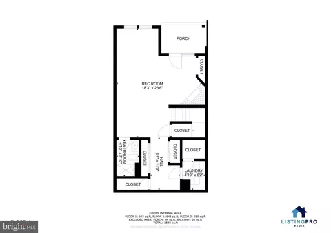 Floorplan - 7808 Bellwether Ct, Lorton, VA 22079 photo 4 of 4