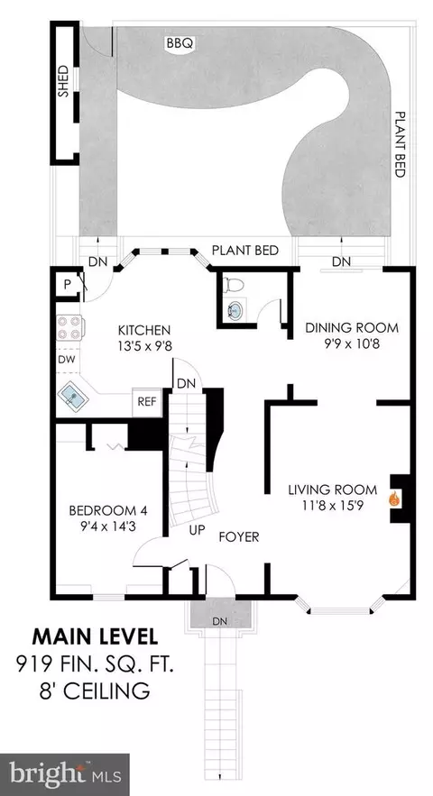 Floorplan - 8523 Lakinhurst Ln, Springfield, VA 22152 photo 1 of 4