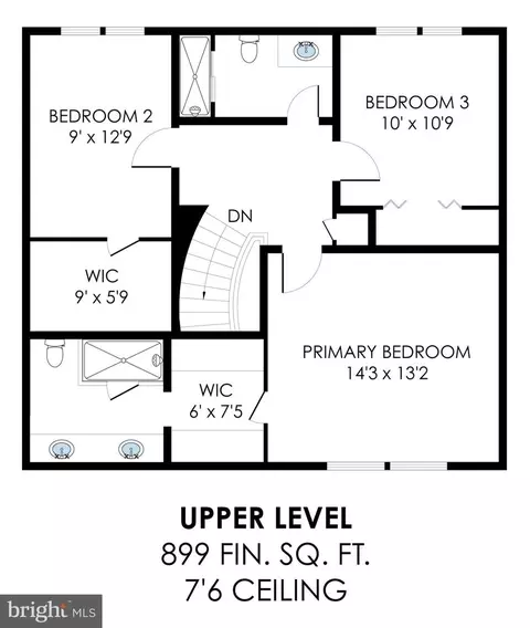 Floorplan - 8523 Lakinhurst Ln, Springfield, VA 22152 photo 2 of 4
