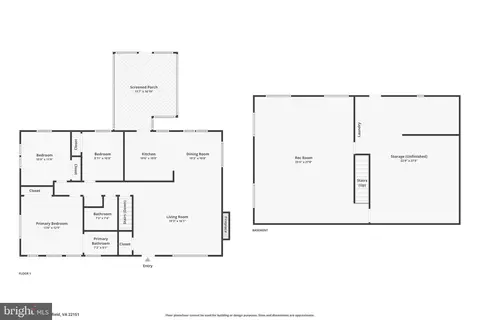 Floorplan - 8110 Carrick Ln, Springfield, VA 22151 photo 1 of 1