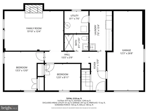 Floorplan - 8615 Kerry Ln, Springfield, VA 22152 photo 2 of 3