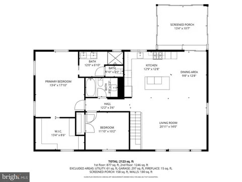 Floorplan - 8615 Kerry Ln, Springfield, VA 22152 photo 1 of 3
