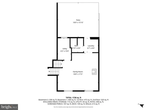 Floorplan - 8282 Morning Dew Ct, Springfield, VA 22153 photo 3 of 4
