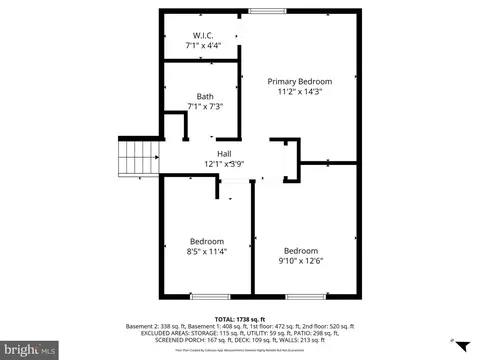 Floorplan - 8282 Morning Dew Ct, Springfield, VA 22153 photo 2 of 4
