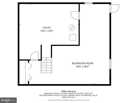Floorplan - 6110 Harmon Pl, Springfield, VA 22152 photo 7 of 7