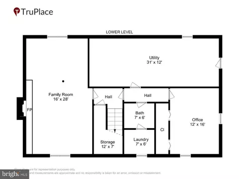 Floorplan - 12415 Caisson Rd, Fairfax, VA 22030 photo 2 of 2