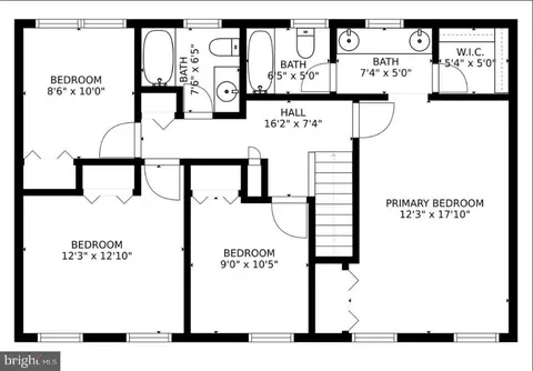 Floorplan - 9751 Ironmaster Dr, Burke, VA 22015 photo 2 of 3
