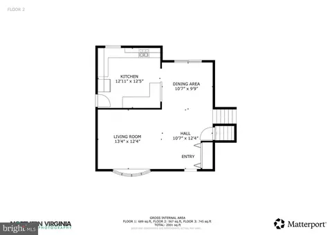 Floorplan - 7013 Galgate Dr, Springfield, VA 22152 photo 2 of 4