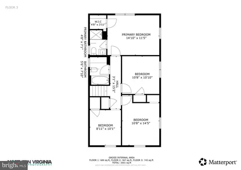 Floorplan - 7013 Galgate Dr, Springfield, VA 22152 photo 3 of 4
