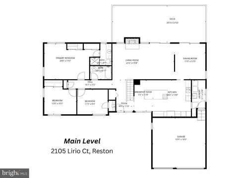 Floorplan - 2105 Lirio Ct, Reston, VA 20191 photo 1 of 2