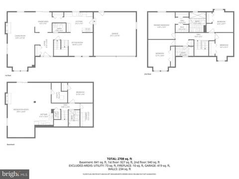 Floorplan - 908 Ashburn St, Herndon, VA 20170 photo 1 of 4