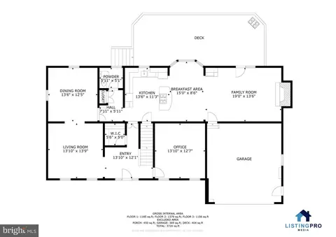 Floorplan - 7412 Brian Run Ct, Springfield, VA 22153 photo 1 of 4