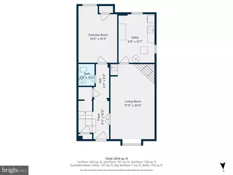 Floorplan - 6805 Market Square Dr, Mclean, VA 22101 photo 2 of 3