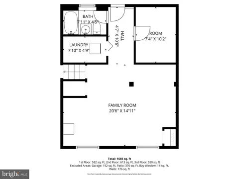 Floorplan - 6614 Stagecoach St, Springfield, VA 22150 photo 2 of 4