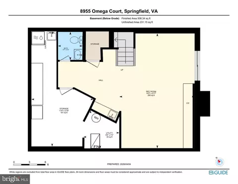 Floorplan - 8955 Omega Ct, Springfield, VA 22152 photo 4 of 4