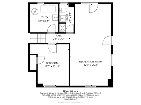 Floorplan - 7708 Jansen Dr, Springfield, VA 22152 photo 3 of 4