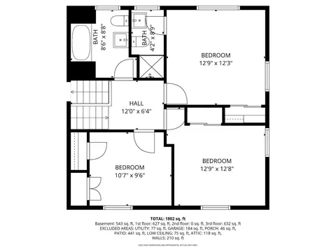 Floorplan - 7708 Jansen Dr, Springfield, VA 22152 photo 2 of 4