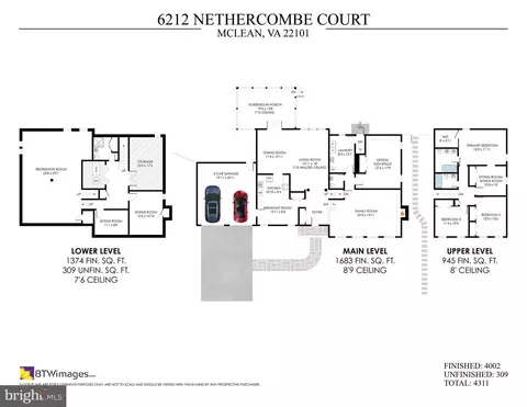 Floorplan - 6212 Nethercombe Ct, Mclean, VA 22101 photo 1 of 1