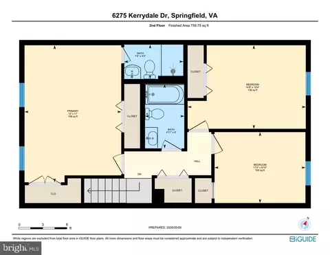 Floorplan - 6275 Kerrydale Dr, Springfield, VA 22152 photo 3 of 4