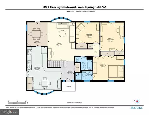 Floorplan - 6231 Greeley Blvd, Springfield, VA 22152 photo 2 of 3