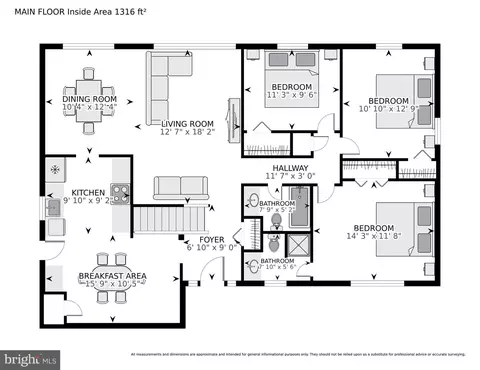 Floorplan - 6811 Sydenstricker Rd, Springfield, VA 22152 photo 1 of 2