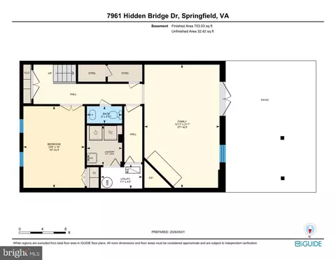 Floorplan - 7961 Hidden Bridge Dr, Springfield, VA 22153 photo 4 of 4