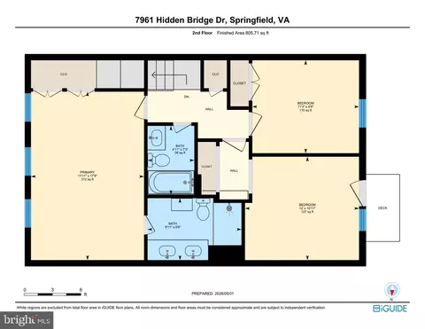 Floorplan - 7961 Hidden Bridge Dr, Springfield, VA 22153 photo 3 of 4
