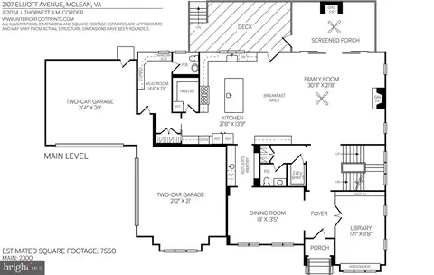 Floorplan - 2107 Elliott Ave, Mclean, VA 22101 photo 1 of 3
