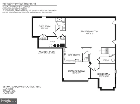 Floorplan - 2107 Elliott Ave, Mclean, VA 22101 photo 3 of 3