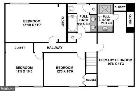 Floorplan - 10908 Howland Dr, Reston, VA 20191 photo 2 of 3