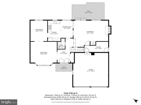 Floorplan - 7783 Tangier Dr, Springfield, VA 22153 photo 2 of 4