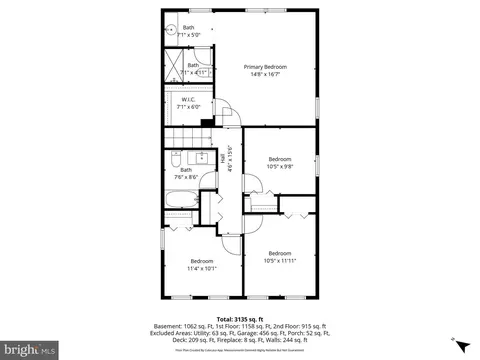 Floorplan - 7783 Tangier Dr, Springfield, VA 22153 photo 3 of 4