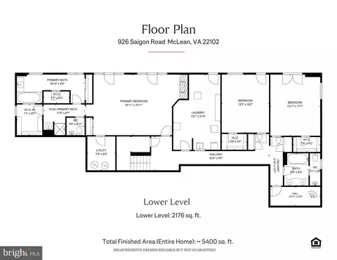 Floorplan - 926 Saigon Rd, Mclean, VA 22102 photo 3 of 3
