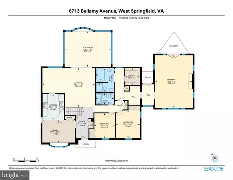 Floorplan - 6713 Bellamy Ave, Springfield, VA 22152 photo 2 of 3