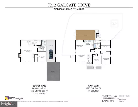 Floorplan - 7212 Galgate Dr, Springfield, VA 22153 photo 1 of 3