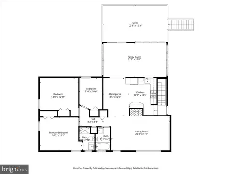 Floorplan - 7608 Hamlet St, Springfield, VA 22151 photo 2 of 3