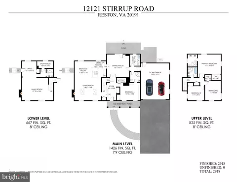 Floorplan - 12121 Stirrup Rd, Reston, VA 20191 photo 1 of 4