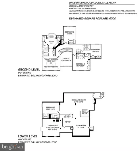 Floorplan - 8405 Brookewood Ct, Mclean, VA 22102 photo 1 of 2